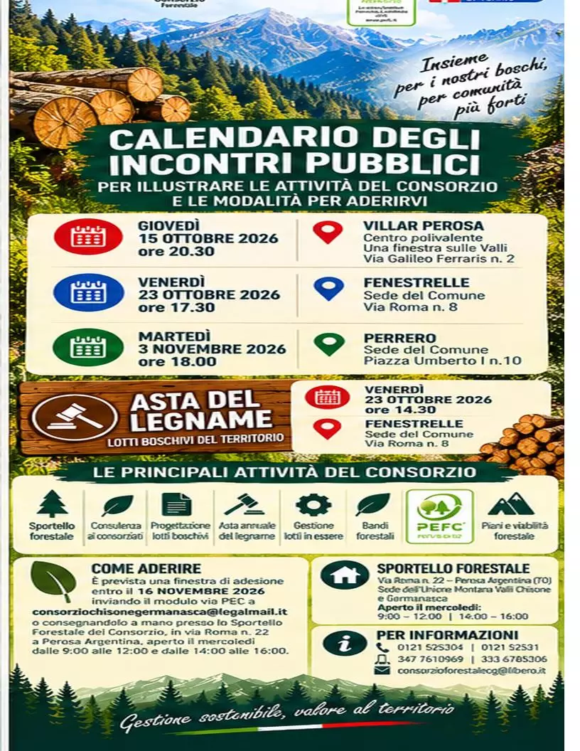 Calendario generale incontri